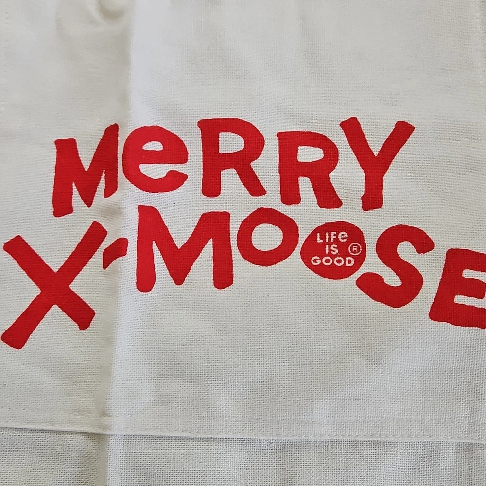 NWT Life Is Good Merry X-Moose Apron